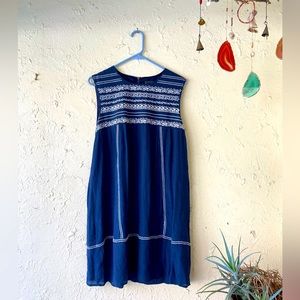 THML Embroidered Double Layer Dress